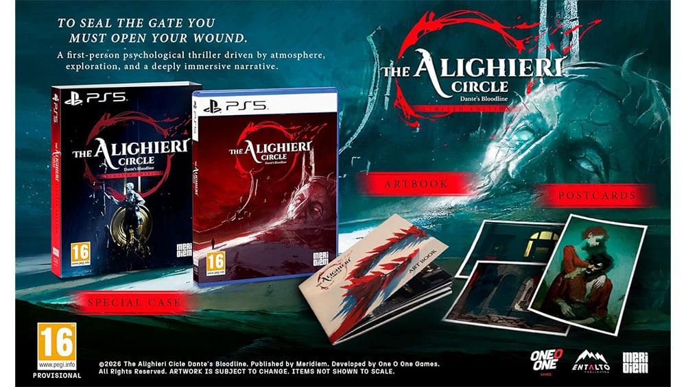 "The Alighieri Circle: Dante's Bloodline" Limited Edition & Standard Variante für die Playstation 5 ab September 2026 1