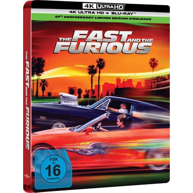 „The Fast and the Furious (2001)“ 25th Anniversary Edition Steelbook & Collectors Edition (4K UHD + Blu-ray) ab 3. Quartal 2026 – Update3