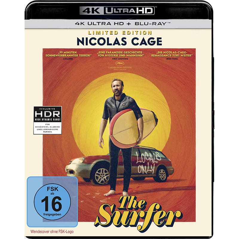 "The Surfer" Standard Variante (4K UHD & Blu-ray) für 18,99€ 1