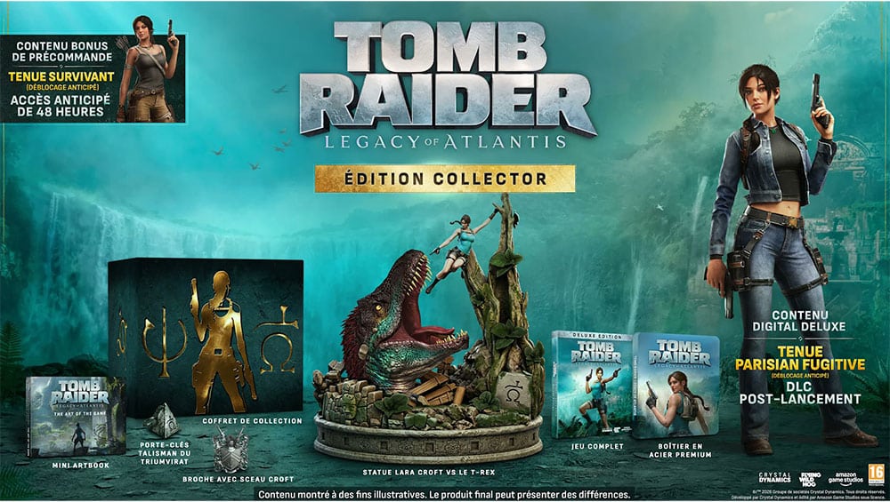 "Tomb Raider: Legacy of Atlantis" Collectors Edition & Standard Varianten ab Februar 2027 1