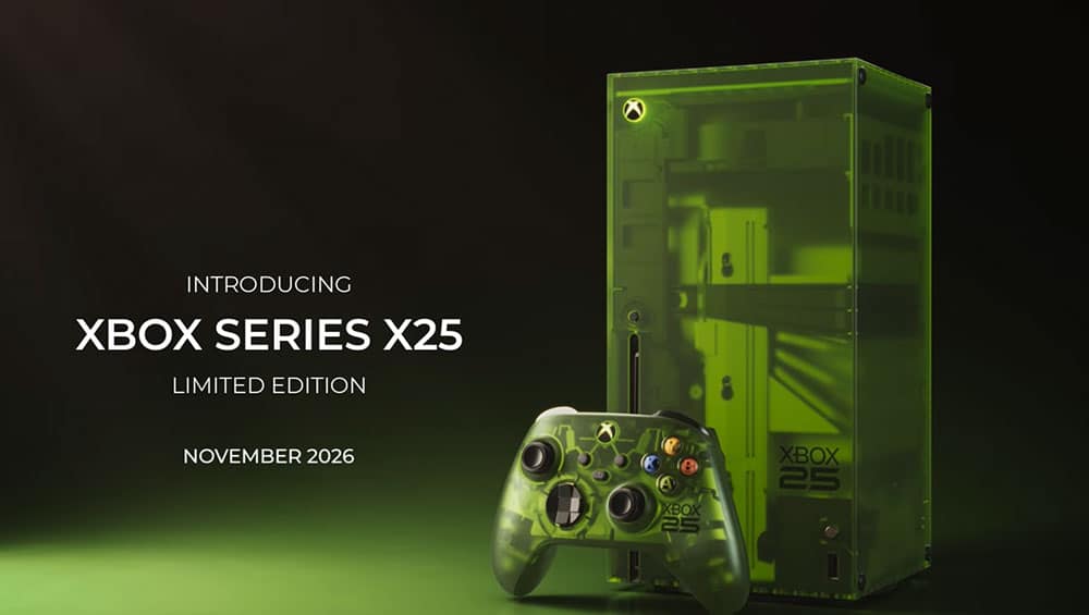 XBOX 25th Anniversary Collection mit „Series X25“-Konsole & „X25 Special Edition“- Wireless Controller