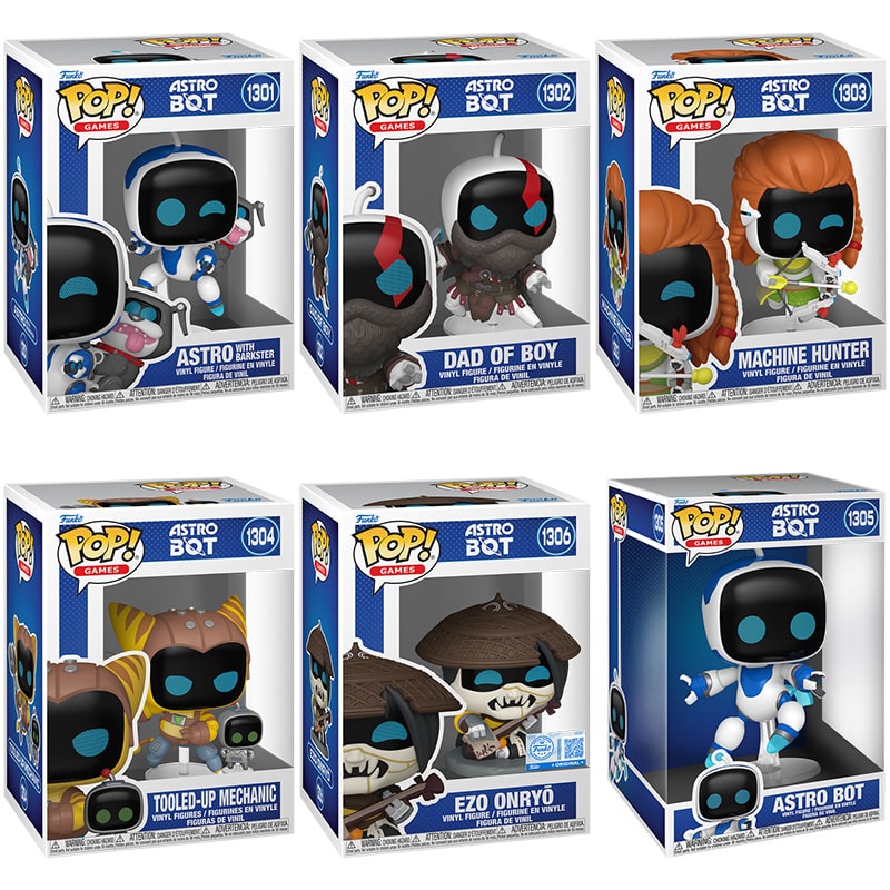 Funko Pop! verschiedene Astro Bot Figuren ab September 2026