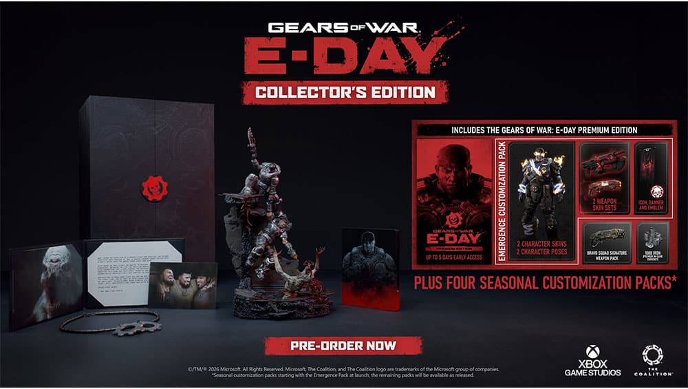 „Gears of War: E-Day“ Collectors Edition und weitere Varianten ab Oktober 2026