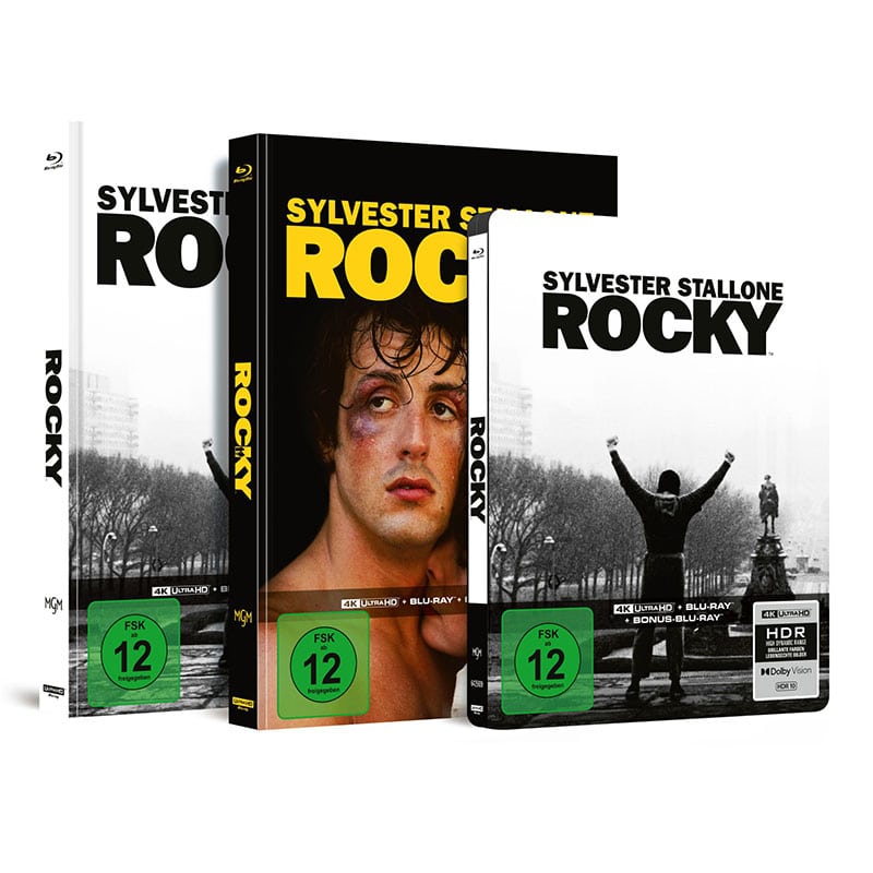 Zum 50-jährigen Jubiläum: „Rocky“ in 4K Mediabooks & 4K Steelbook ab November 2026 – Update