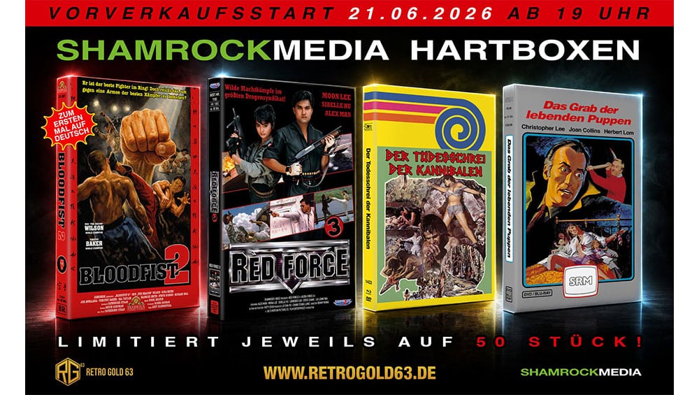 „Bloodfist II“, „Red Force 3“ & weitere Titel in Blu-ray Hartboxen
