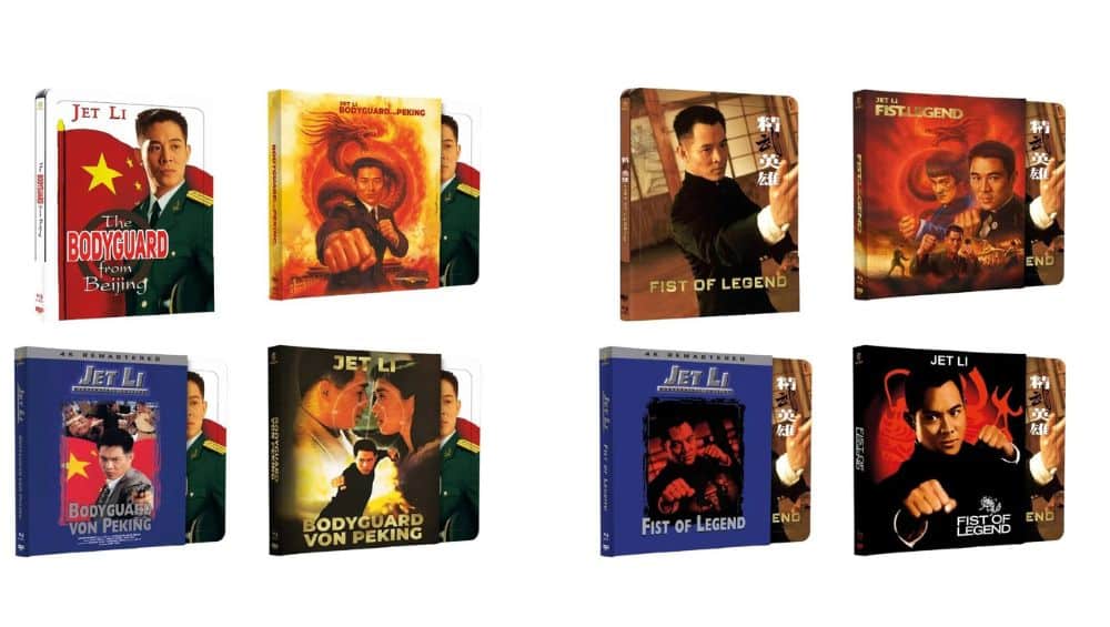 „Fist of Legend“ & „Bodyguard von Peking“ demnächst im Steel Premium Book (4K UHD + Blu-ray) – Update