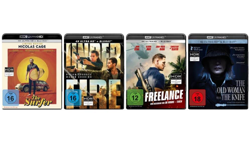Film auf 4K UHD für je 13,99€