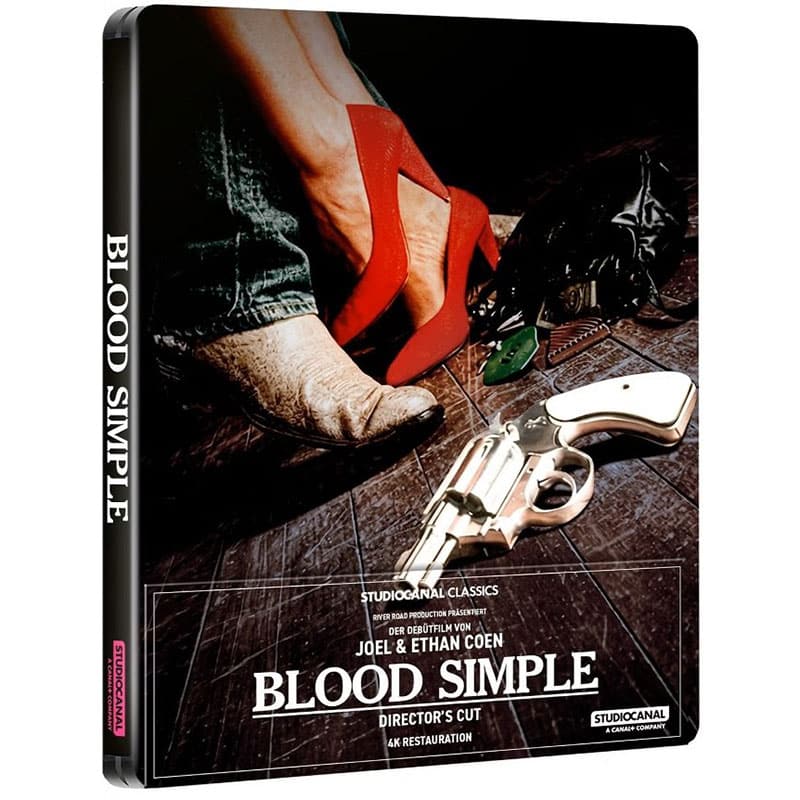 „Blood Simple“ im 4K Steelbook ab September 2026 (UK) – Update