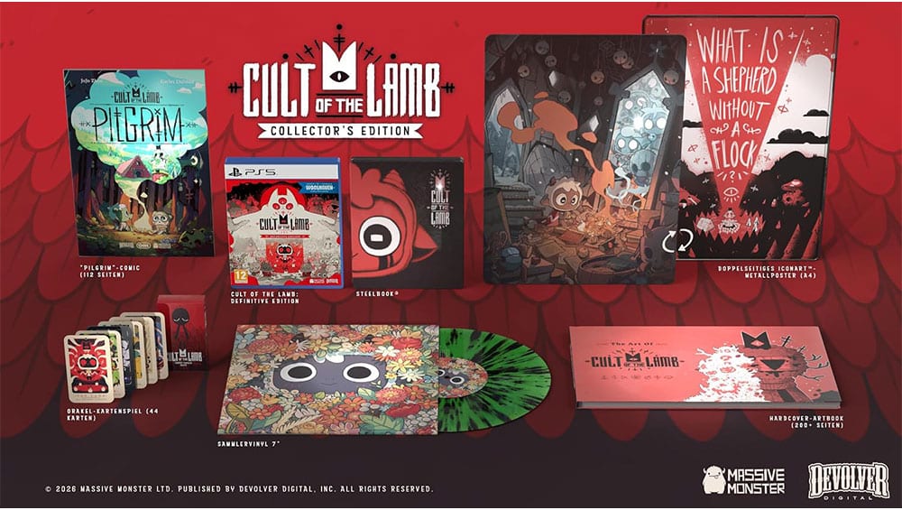„Cult of the Lamb“ Collectors Edition für die Playstation 5 & Nintendo Switch ab März 2027