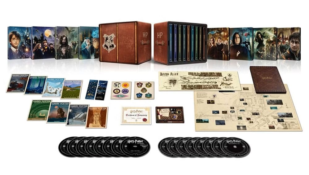 „Harry Potter Collection“ im 25th Anniversary Library Case mit 8 Steelbooks ab Oktober 2026 (UK) – Update