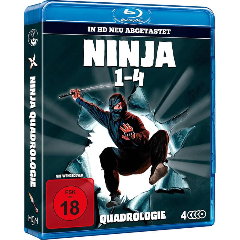 „Ninja 1-4 Quadrologie“ Blu-ray Box für 15€