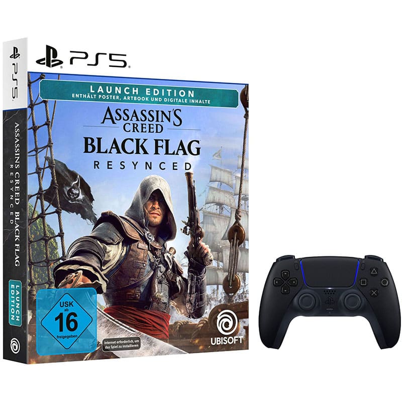 PS5 Controller + PS5 Assassin’s Creed Black Flag Resynced für die PlayStation 5 für 104,99€
