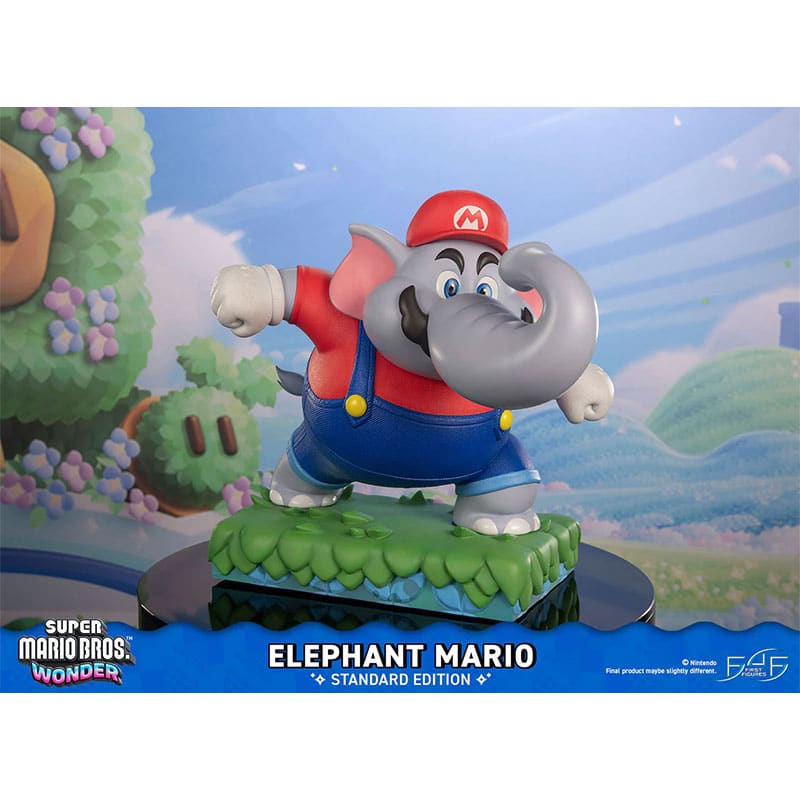 Super Mario Bros. Wonder „Elephant Mario“ Statue von First4Figures ab 3. Quartal 2027
