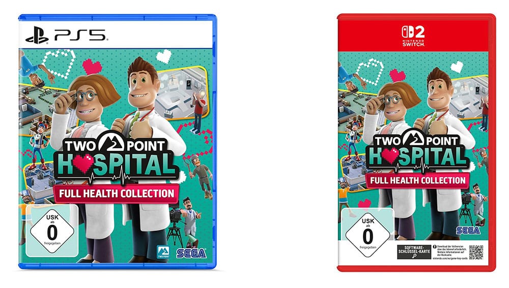„Two Point Hospital: Full Health Collection“ für die Playstation 5 & Switch 2 ab November 2026 – Update
