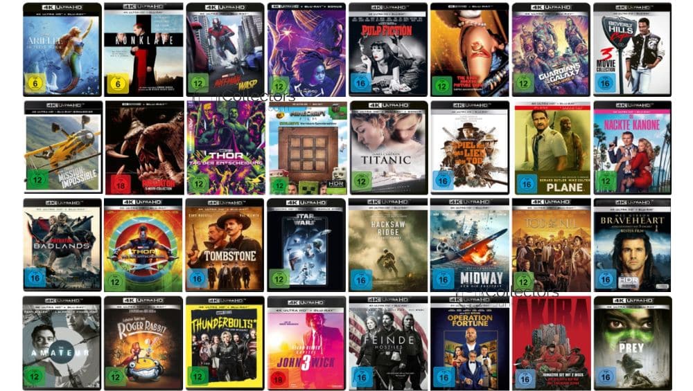 Befristete Angebote bei Amazon mit reduzierten 4K UHDs & Blu-rays 1