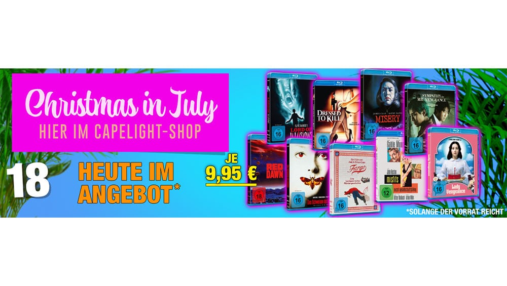 Christmas in July Tag 18: Blu-ray Standard Varianten für je 9,95€