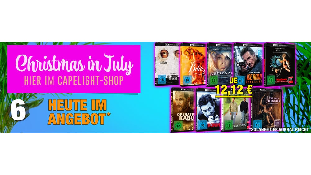 Christmas in July Tag 6: 4K UHDs für je 12,12€ 1