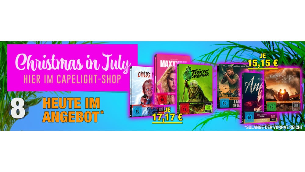 Christmas in July Tag 8: 4K Steelbooks ab 15,15€ 1