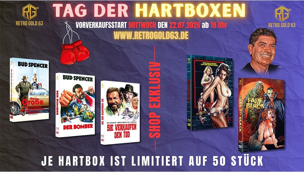 „Sie Verkaufen den Tod“, „Der Große mit seinem Außerirdischen Kleinen“ & weitere Titel in Blu-ray Hartboxen ab August 2026
