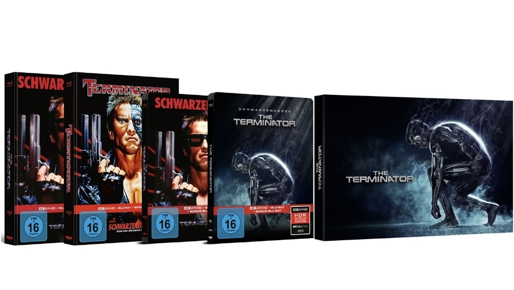 „Terminator“ auf 4K UHD in Mediabooks, Steelbooks, Icon Art Edition & Ultimate Edition ab 2026 – Update3