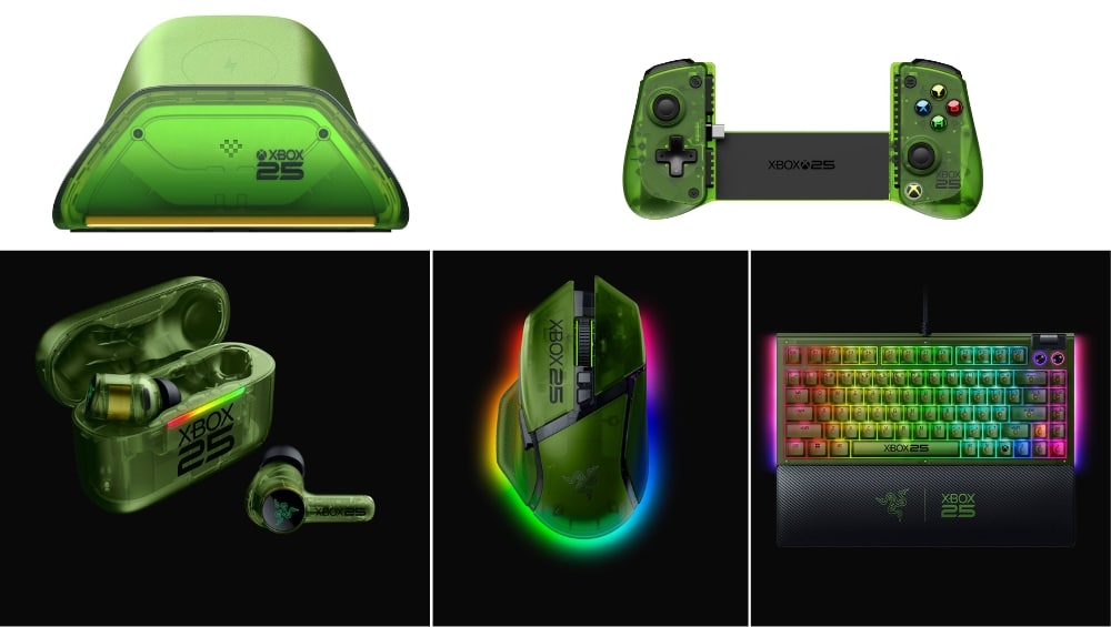 XBOX: 25. Jubiläum mit neuer Zubehör-Kollektion von Razer, 8BitDo, Backbone und mehr