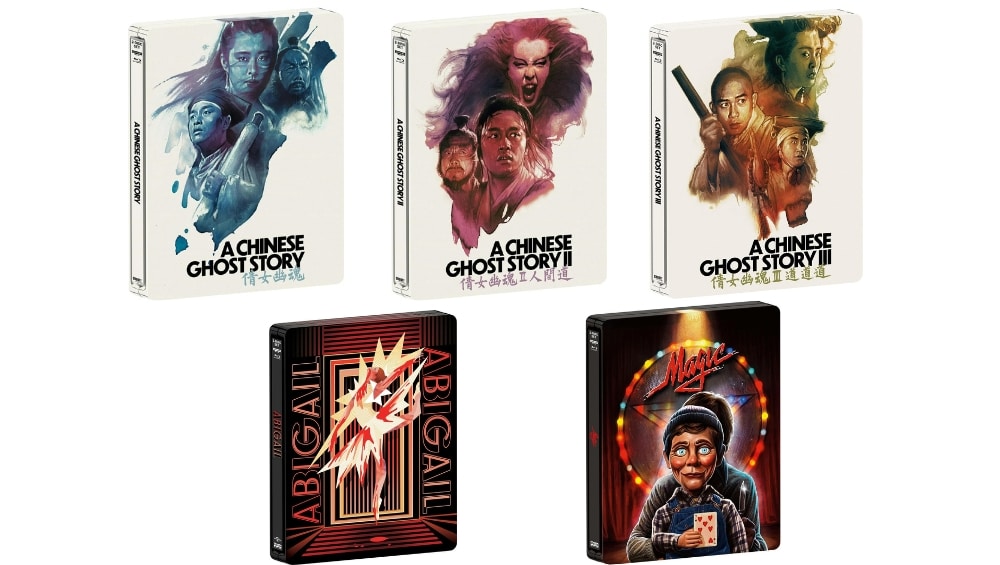 „Abigail“, „Magic“ & „A Chinese Ghost Story 1-3“ jeweils in 4K Steelbooks ab Oktober 2026 (US)