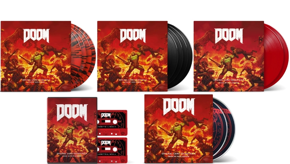 DOOM“-Soundtrack im März 2027 als 4LP-Boxset, Doppel-Vinyl, Kassette und CD