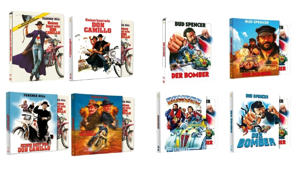 „Der Bomber“ & „Keiner haut wie Don Camillo“ in Steel Premium Books ab 2026 – Update