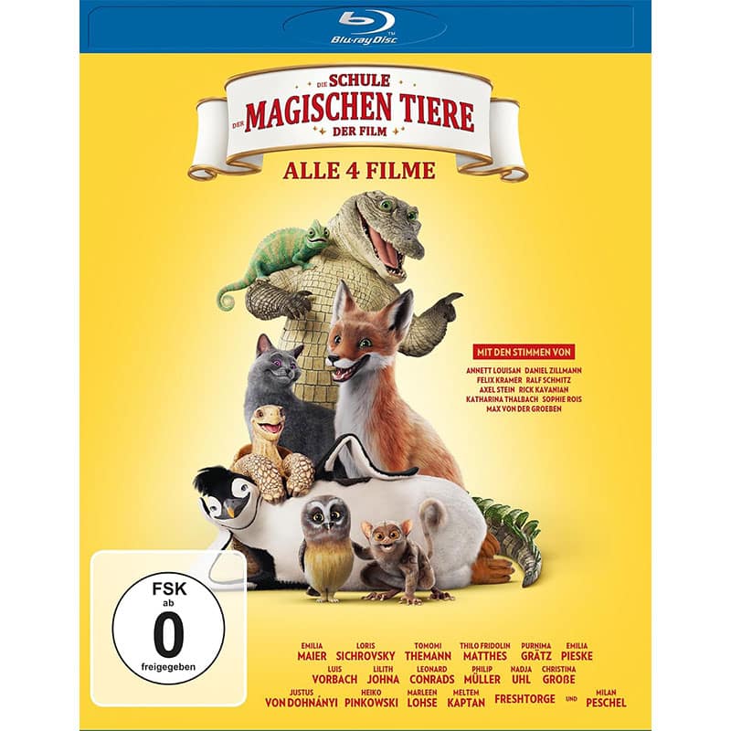 „Die Schule der magischen Tiere“ Teil 1-4 Box auf Blu-ray & DVD ab November 2026