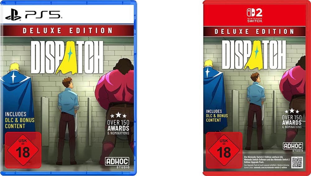 „Dispatch“: Deluxe Edition und Steelbook für Playstation 5, Xbox Series X|S und Nintendo Switch 2 ab 4. Quartal 2026