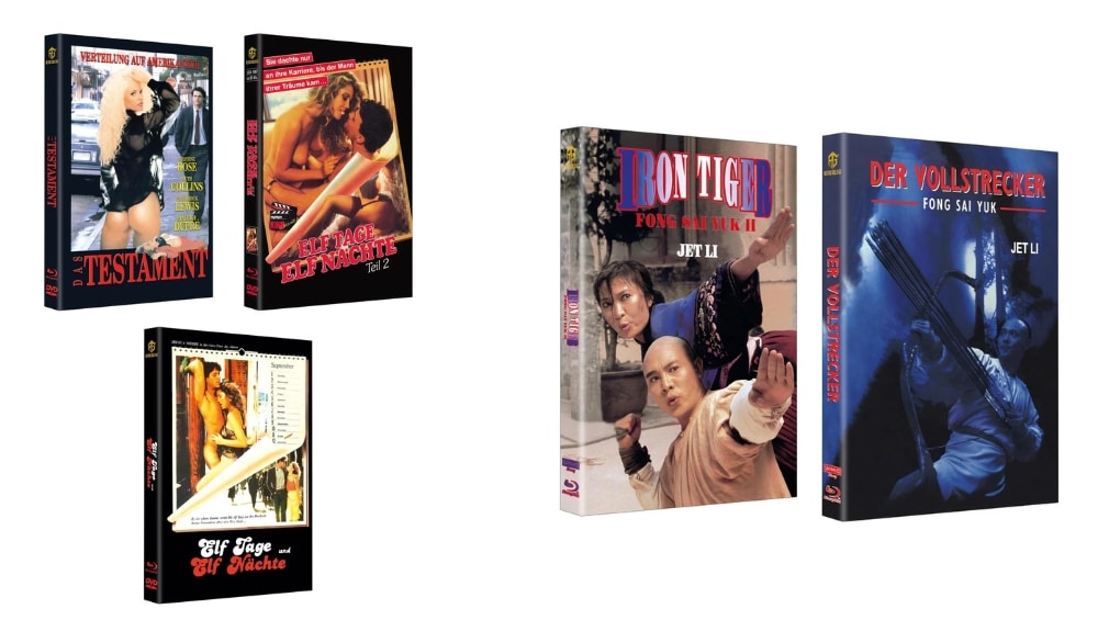 „Elf Tage Elf Nächte 1-3“, „Iron Tiger“ & „Der Vollstrecker“ in Blu-ray Hartboxen ab September 2026