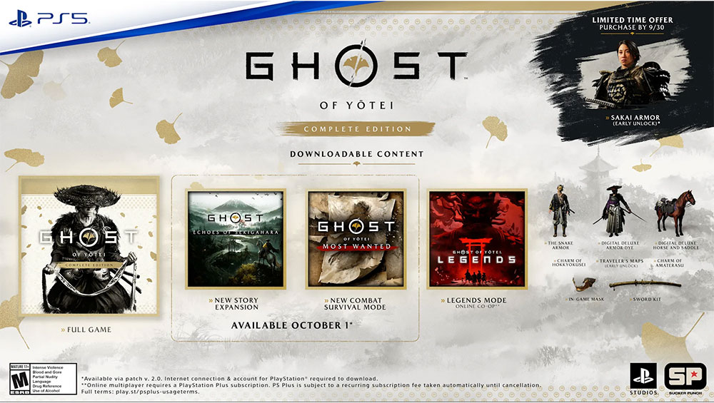 „Ghost of Yōtei Complete Edition“ ab Oktober 2026 für die Playstation 5