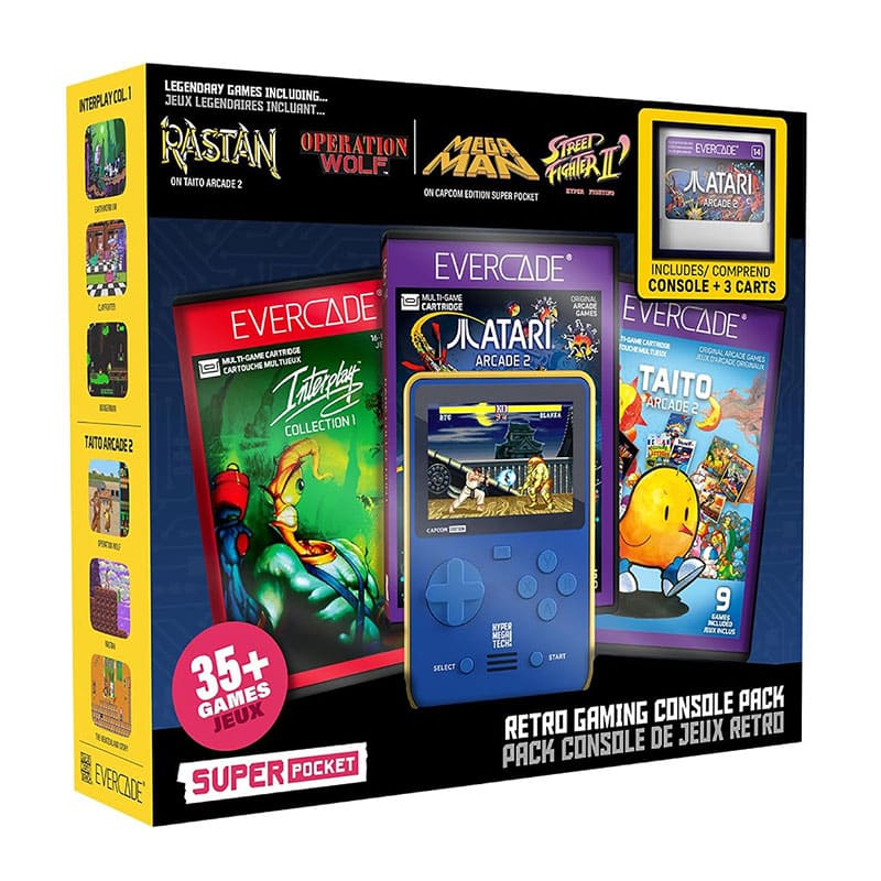 Capcom Super Pocket Starter Bundle 2 mit 3 Evercade Cartridges ab Oktober 2026