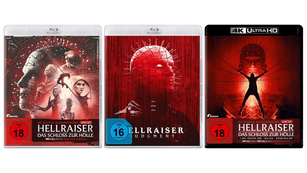 „Hellraiser – Das Schloss zur Hölle“ & „Hellraiser: Judgment“ in Standard Varianten ab Oktober 2026