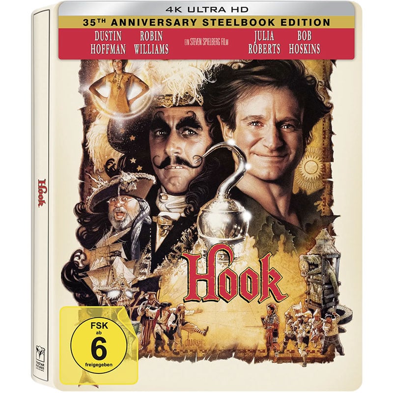 „Hook“ 35th Anniversary Steelbook Edition (4K-UHD) ab November 2026