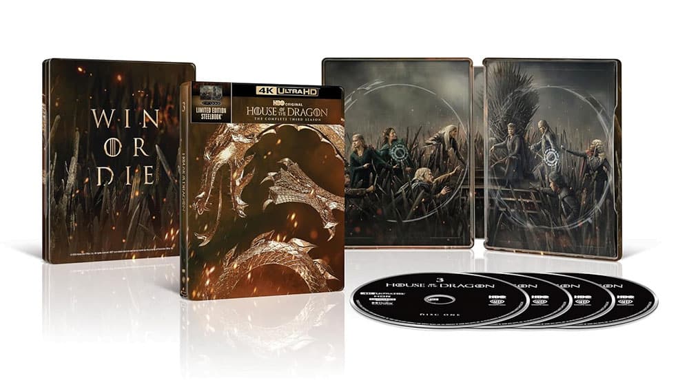 „House of the Dragon“ die komplette dritte Staffel demnächst im 4K Steelbook (US)