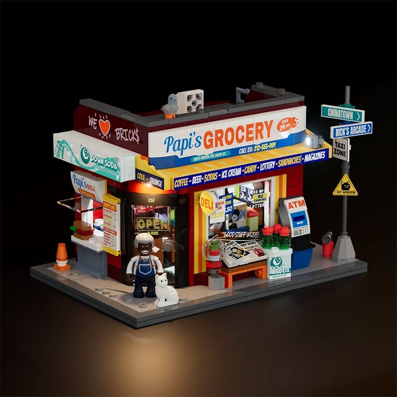 Lumibricks „The Bodega 26“ – Neues New-York-Klemmbaustein-Set mit Beleuchtung und 618 Teilen