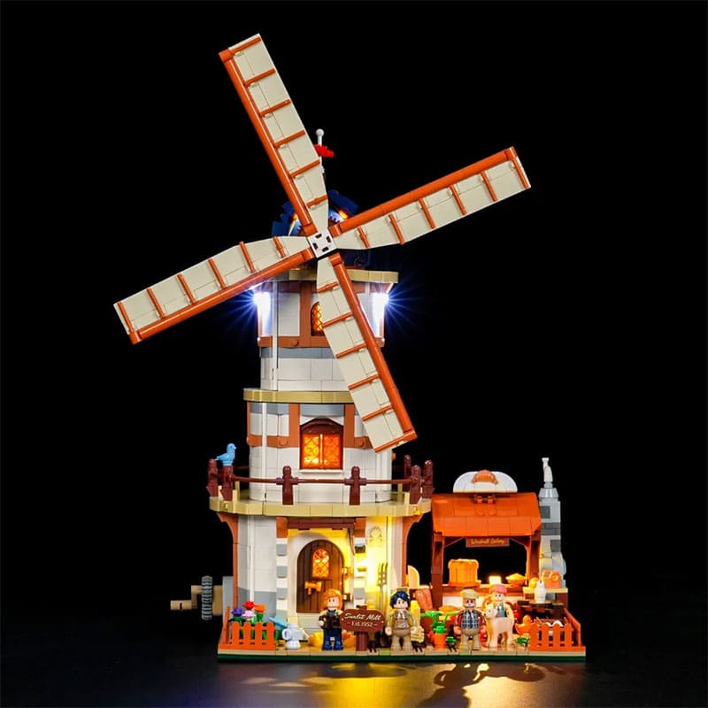 Lumibricks bringt holländische Windmühle mit Beleuchtung heraus