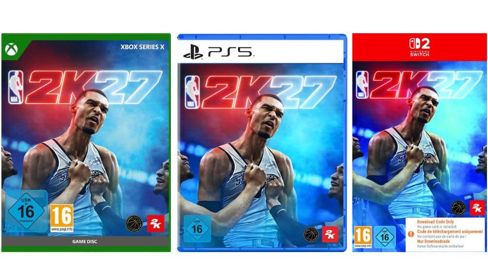 „NBA 2K27“ Standard Varianten & Digitale Editionen ab September 2026