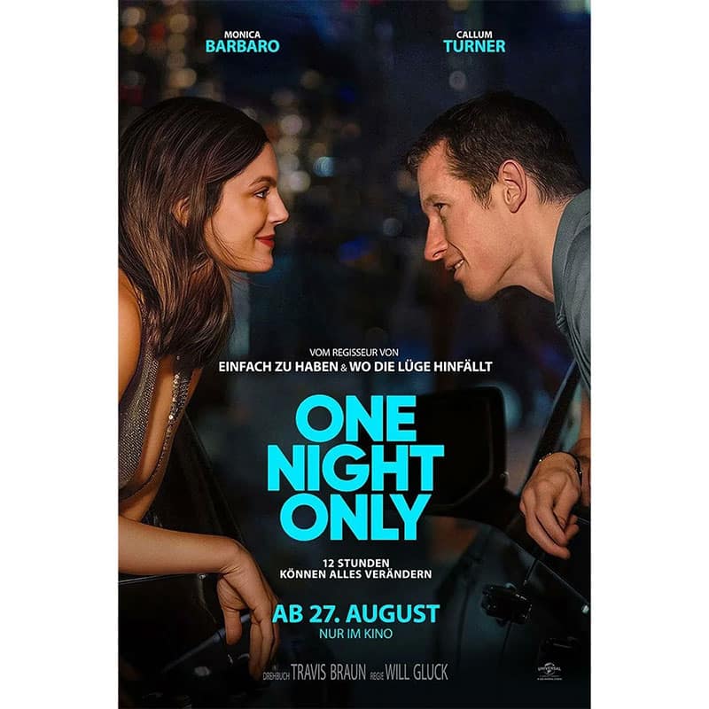 „One Night Only“ (2026) auf Blu-ray und DVD – Romantikkomödie von Will Gluck im Dezember 2026