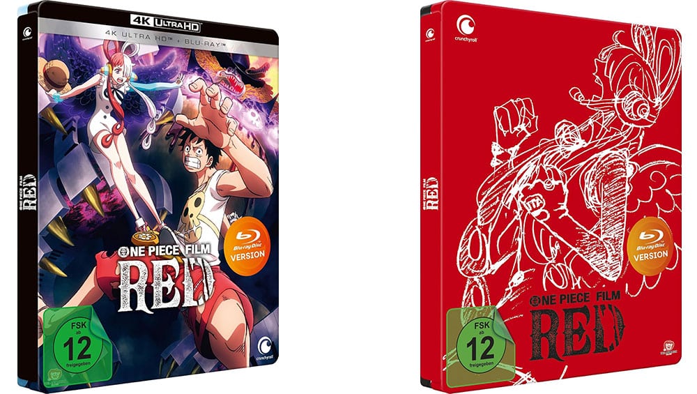 „One Piece Film: Red – 14. Film“ im Blu-ray Steelbook für 13,99€ & 4K Steelbook für 17,99€
