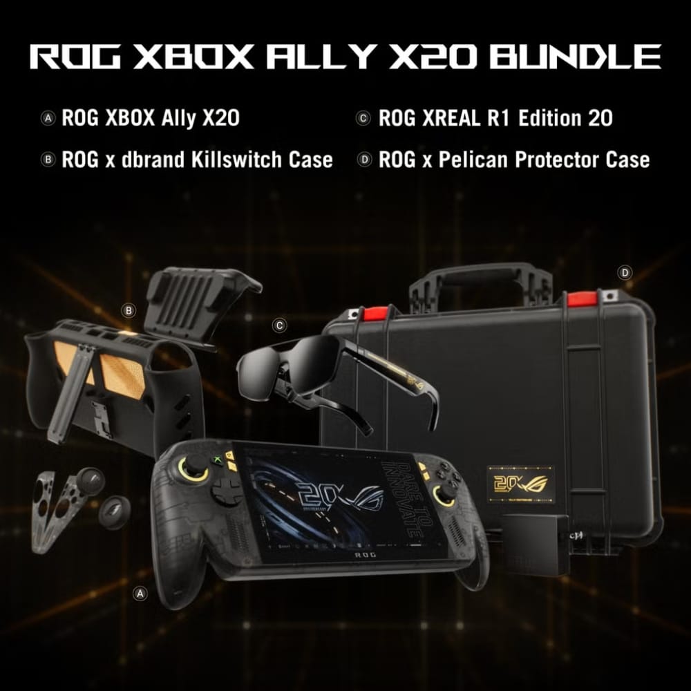 ROG XBOX Ally X20: Jubiläums-Handheld mit OLED-Display und Anniversary Bundle erscheint im Oktober 2026