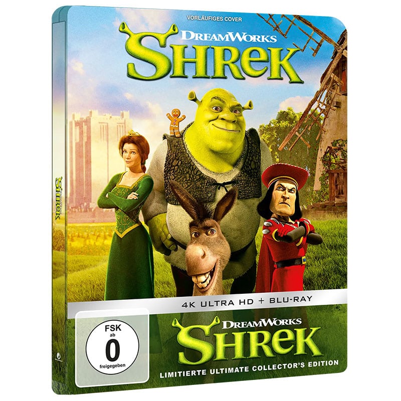 „Shrek“ 25th Anniversary Steelbook Edition (4K UHD + Blu-ray) ab November 2026