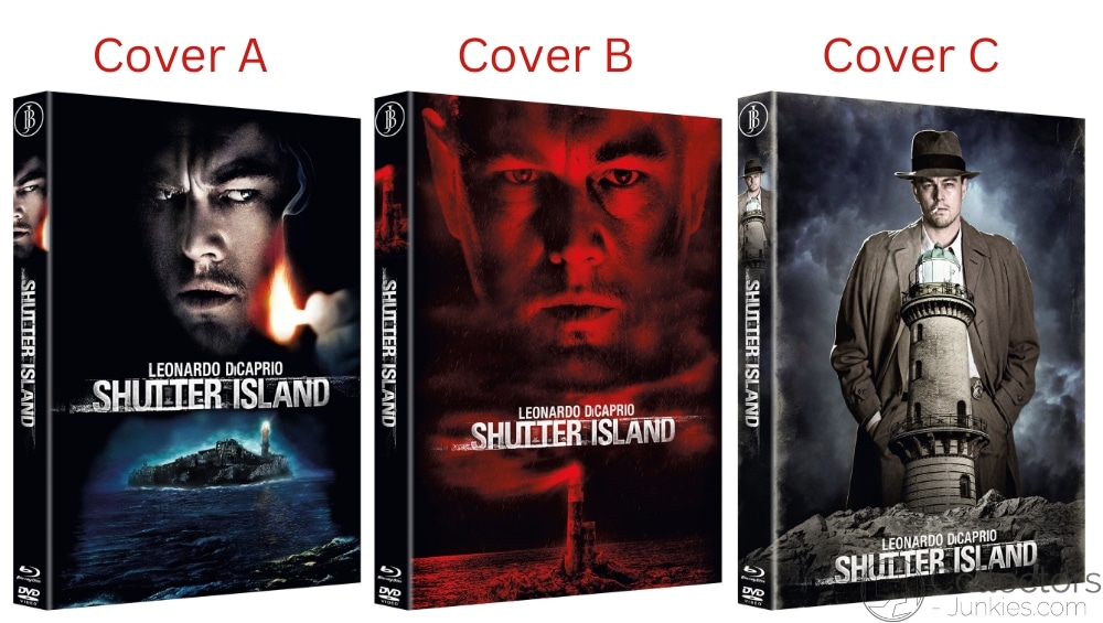 „Shutter Island“ in 3 Blu-ray Mediabooks ab September 2026 – Update