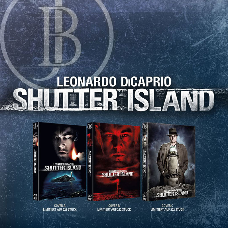 „Shutter Island“ in 3 Blu-ray Mediabooks ab September 2026