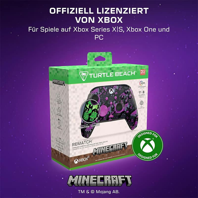 Turtle Beach Rematch Controller „Minecraft“ September 2026