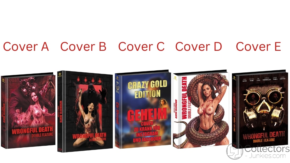 „Wrongful Death 1 & 2“ Double Feature in mehreren Blu-ray Mediabooks ab 2026 – Update