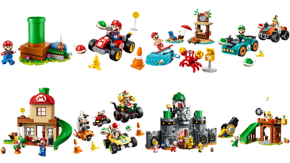 LEGO „Super Mario“ 2027 – Acht neue Sets bringen erstmals klassische Minifiguren mit Mario, Luigi, Peach und Co.