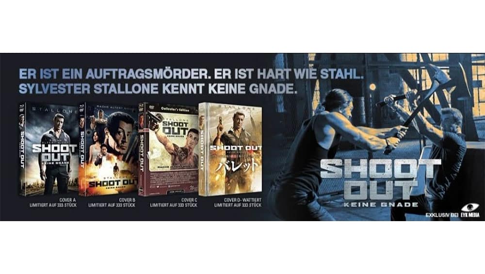„Shootout – Keine Gnade“ in mehreren Blu-ray Mediabooks ab September 2026