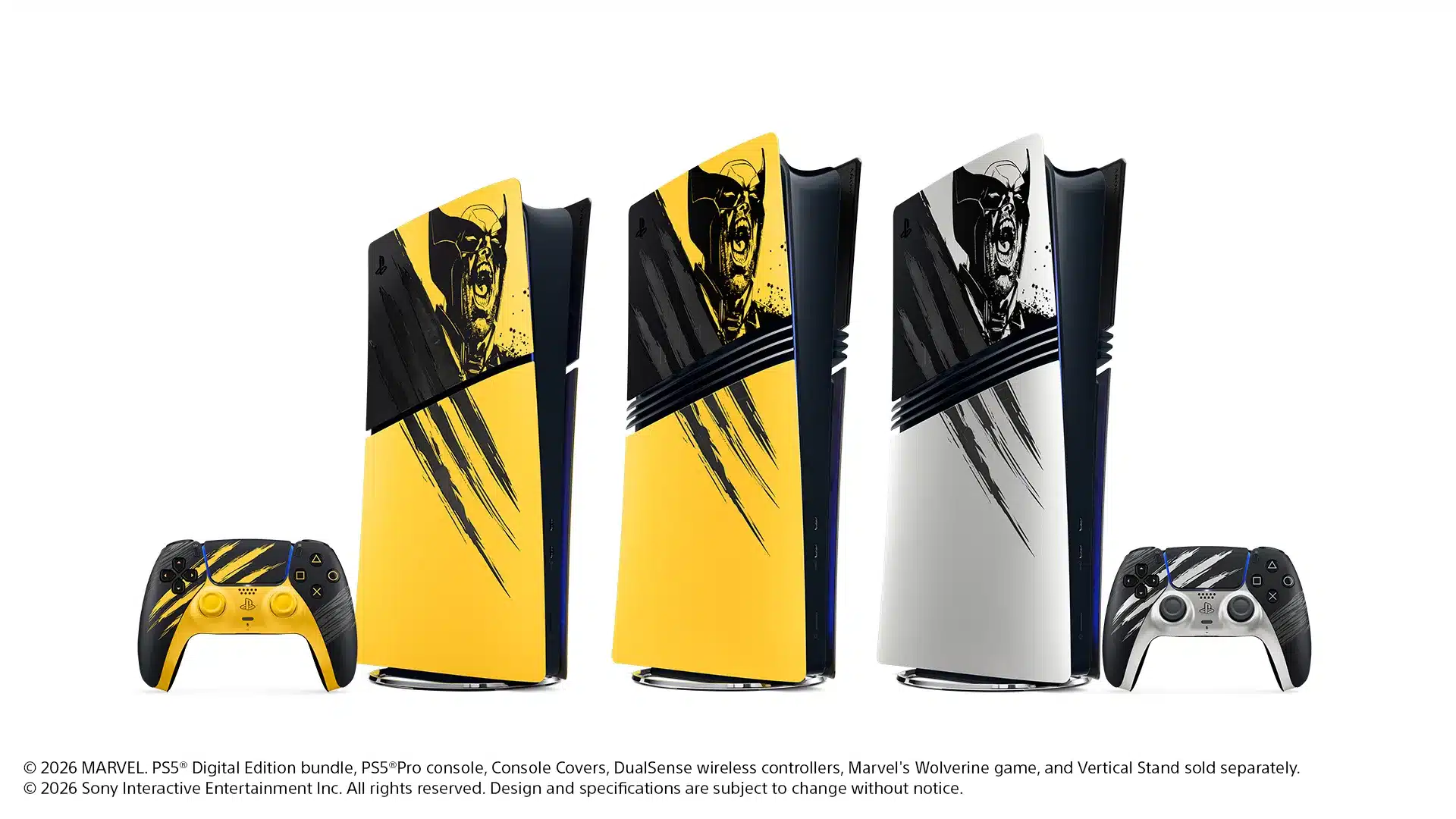 Marvel’s Wolverine: Sony bringt limitierte PS5-Konsole, DualSense Controller und Console Covers heraus